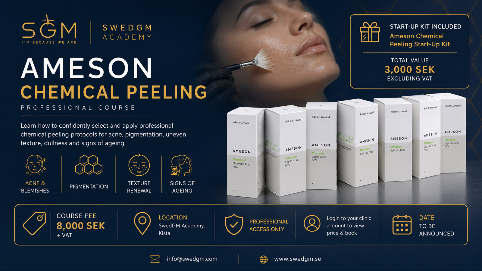 Ameson Chemical Peeling Professional Course 9-Sep 2026