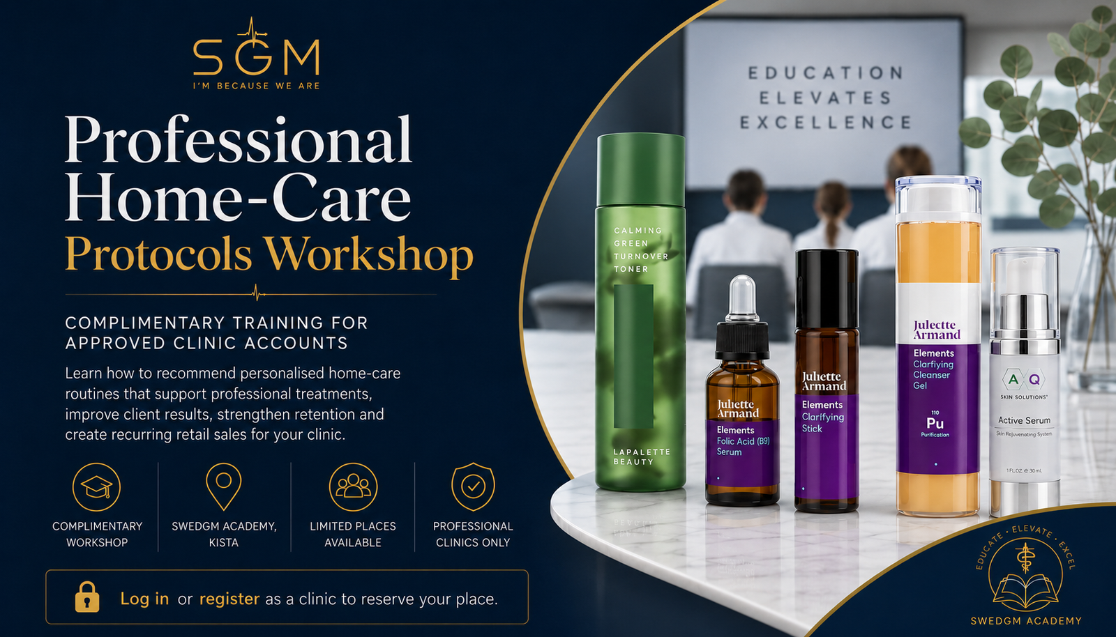 Gratis Professional Home-Care Protocols Workshop 28-Aug 2026