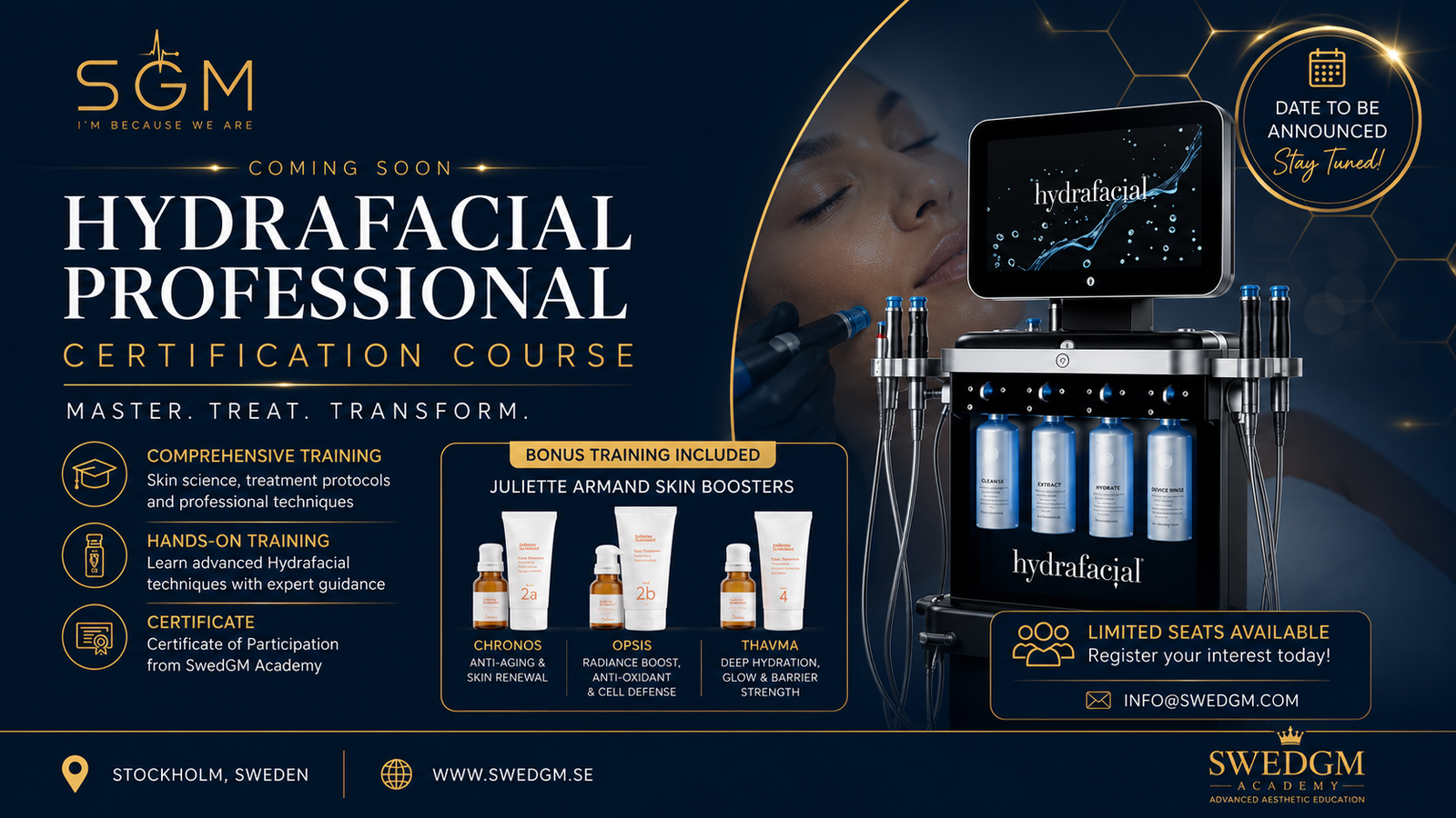 Hydra-Facial Advanced Course 01-02 Sept 2026